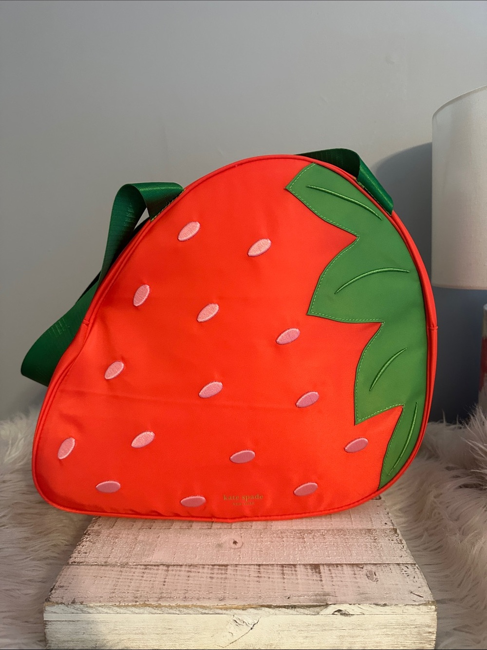 Nwt Kate spade strawberry cooler bag